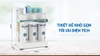 Máy lọc nước RO 10 lõi Karofi KAQ-U50K, Lõi lọc công nghệ Smax gấp 2 hiệu suất, gấp 2 tuổi thọ, Màng lọc RO nhập khẩu Hàn Quốc, Bảo hành 3 năm tại nhà