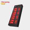 Ổ cắm Điện Quang ĐQ ESK 5WR 8ECO, 62228053 - Ổ cắm ECO, 5-6-8 lỗ, Công suất chịu tải 2500W, Dây dài 5m