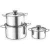 BỘ NỒI INOX 1 ĐÁY SUNHOUSE SH114