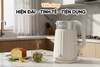Ấm siêu tốc Inox 2 lớp 2L Sunhouse Mama SHD1395, Thân ấm 2 lớp chống bỏng: INOX 304 - Nhựa PP, an toàn sức khỏe, Bảo hành 12 tháng