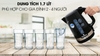 Ấm siêu tốc Bluestone KTB-3417, Công suất 2200W, Dung tích 1,8 Lít, Chất liệu nhựa PP siêu bền, Bảo hành 2 năm