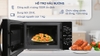 Lò vi sóng Toshiba MWP-MM20P(BK), Công suất 700W, Dung tích 20 lít, Có chức năng hâm nóng rã đông, Bảo hành chính hãng 12 tháng