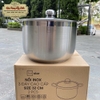 Nồi luộc gà Inox 430 Fivestar THT-FSN32001, Đường kính 32cm, Chất liệu inox cao cấp an toàn sức khỏe, Đáy 3 lớp dày dặn, Sử dụng trên mọi loại bếp