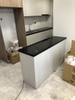 Đá nhân tạo solid surface kim sa đen ốp đảo bếp