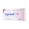 Thuốc mỡ máu Lipistad 10mg - Stada