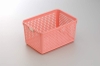 Rổ nhựa đa năng màu hồng Tanaka 33.2x24.4x8.7 cm