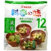 Súp Miso Giảm Muối Ăn Liền (4 Vị * 12 Gói)