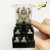Đế Relay Trung Gian Quanji-JQX-30F 30A 24VDC 8 Chân Loại Tốt