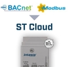 BACnet MS/TP or IP or Modbus RTU and TCP to ST Cloud Control Gateway