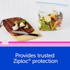 TÚI TRỮ ĐÔNG DẠNG TRƯỢT - ZIPLOC SLIDER FREEZER BAGS (132 TÚI ZIP)