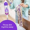 BỘ LAU NHÀ ĐA NĂNG MÀU HOA OẢI HƯƠNG - SWIFFER POWERMOP MULTI-SURFACE MOPPING KIT, LAVENDER, 10 PADS + 2 REFILLS