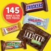 KẸO SÔ CÔ LA TỔNG HỢP - M&M'S, SNICKERS AND MORE MILK CHOCOLATE VARIETY CANDY BAG (71.8 OZ, 145 THANH)