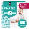 TÃ EM BÉ SIZE 2 (12-18 LBS/5-8 KG)- MEMBER'S MARK PREMIUM BABY DIAPERS, SIZES: NEWBORN - 7