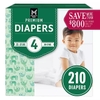 TÃ EM BÉ SIZE 4 (22-37 LBS/10-17 KG)- MEMBER'S MARK PREMIUM BABY DIAPERS, SIZES: NEWBORN - 7