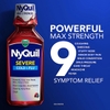 SIRO TRỊ CẢM LẠNH, CẢM CÚM NGÀY VÀ ĐÊM - VICKS DAYQUIL AND NYQUIL SEVERE COLD & FLU, BERRY FLAVOR, SET 3 CHAI