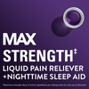 SIRO GIẢM ĐAU & HỖ TRỢ GIẤC NGỦ HƯƠNG VỊ QUẢ ANH ĐÀO - VICKS PAINQUIL PM PAIN RELIEVER & SLEEP SUPPORT AID, OVER-THE-COUNTER MEDICINE, LIQUID CHERRY, 12 OZ
