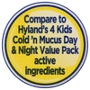 SIRO TRỊ HO & CẢM LẠNH NGÀY VÀ ĐÊM DÀNH CHO TRẺ EM EQUATE CHILDREN'S HOMEOPATHIC DAYTIME AND NIGHTTIME COLD & COUGH LIQUID, TWIN PACK