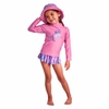 BỘ ĐỒ BƠI 3 MẢNH CHO TRẺ EM UV SKINZ, NHIỀU MÀU - UV SKINZ KIDS' 3-PIECE SWIM SET, PINK, PURPLE, OF MULTI