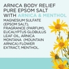 MUỐI TẮM - DR TEAL'S ARNICA BODY RELIEF EPSOM SALT SOAK WITH MENTHOL, 3 LBS