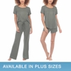 BỘ PIJAMA CHO NỮ 3 MÓN - HONEYDEW LADIES 3-PIECE PAJAMA SET