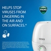 MÁY KHUẾCH TÁN TẠO ĐỘ ẨM 3 TRONG 1 - VICKS 3-IN-1 SLEEPY TIME HUMIDIFIER DIFFUSER NIGHTLIGHT, VUL500