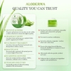GEL LỘ HỒI GIÚP LÀM DỊU VẾT THƯƠNG - ALODERMA ORGANIC PURE ALOE VERA GEL MADE WITH 96% USDA ORGANIC CERTIFIED ALOE VERA WITHIN 12 HOURS OF HARVEST (200G, 7.0 OZ), SUITABLE FOR ALL SKIN TYPES – NO STICKY RESIDUE – ECO-FRIENDLY