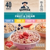 BỘT YẾN MẠCH ĂN LIỀN QUAKER INSTANT OATMEAL FRUIT & CREAM, 40 GÓI
