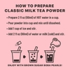 BỘT TRÀ SỮA TRÂN CHÂU - YULU INSTANT BOBA CLASSIC MILK TEA, BUBBLE TEA KIT, 3 DRINKS