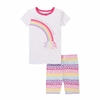 SÉT 3 MÓN BỘ PIJAMA CHO BÉ GÁI - KIDS HEADGUARTURE KIDS' 6-PIECE COTTON PJ SET, MULTI OF PINK