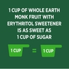ĐƯỜNG THAY THẾ TỪ THỰC VẬT - WHOLE EARTH PLANT-BASED SUGAR ALTERNATIVE, ERYTHRITOL & MONK FRUIT, 32 OZ