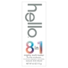 KEM ĐÁNH RĂNG 8 TRONG 1 HƯƠNG BẠC HÀ - HELLO 8 IN 1 MIGHTY MULTI-TASKER FLUORIDE TOOTHPASTE, NATURAL MINT BLEND, 4.0 OZ TUBE