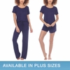 BỘ PIJAMA CHO NỮ 3 MÓN - HONEYDEW LADIES 3-PIECE PAJAMA SET