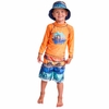 BỘ ĐỒ BƠI 3 MẢNH CHO BÉ TRAI - UV SKINZ KIDS' 3-PIECE SWIM SET, BLUE, ORANGE OF GREEN