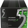 KẸO CAO SU - 5 GUM SUGAR FREE CHEWING GUM, SPEARMINT RAIN, 10 GÓI