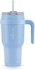 LY KHÔNG GỈ CÁCH NHIỆT CHÂN KHÔNG GIỮ LẠNH ĐẾN 34 GIỜ MÀU GLACIER - REDUCE 40 OZ TUMBLER WITH HANDLE - VACUUM INSULATED STAINLESS STEEL MUG WITH SIP-IT-YOUR-WAY LID AND STRAW - KEEPS DRINKS COLD UP TO 34 HOURS