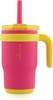 LY CÁCH NHIỆT BẰNG THÉP KHÔNG GỈ CÓ TAY CẦM - REDUCE 14 OZ COLDEE TUMBLER WITH HANDLE FOR KIDS, PINK LEMONADE