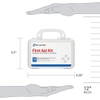 BỘ DỤNG CỤ SƠ CỨU KHẨN CẤP - FIRST AID ONLY 6060 10-PERSON EMERGENCY FIRST AID KIT FOR OFFICE, HOME, AND WORKSITES, 57 DỤNG CỤ