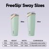 BÌNH NƯỚC CÁCH NHIỆT BẰNG THÉP KHÔNG GỈ - OWALA FREESIP SWAY - STAINLESS STEEL - 40-OZ. - GREEN (EUCALYPTUS)