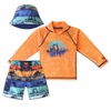 BỘ ĐỒ BƠI 3 MẢNH CHO BÉ TRAI - UV SKINZ KIDS' 3-PIECE SWIM SET, BLUE, ORANGE OF GREEN