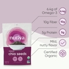 HẠT CHIA ĐEN NGUYÊN CHẤT HỮU CƠ GIÀU DINH DƯỠNG - NUTIVA ORGANIC PREMIUM RAW BLACK CHIA SEEDS, 6 OZ