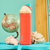 BÌNH NƯỚC GIỮ NHIỆT BẰNG THÉP KHÔNG GỈ - OWALA MARVEL FREESIP INSULATED STAINLESS STEEL WATER BOTTLE WITH STRAW FOR SPORTS AND TRAVEL, 24 OZ, MOANA
