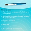 DỤNG CỤ LÀM SẠCH LƯỠI - DRTUNG’S STAINLESS TONGUE SCRAPER - TONGUE CLEANER FOR ADULTS (1 CÁI)