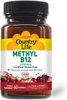 VIÊN NGẬM BỐ SUNG VITAMIN B12 - COUNTRY LIFE METHYL B-12 CAPSULES, 1000 MCG, 60 VIÊN