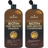 BỘ DẦU GỘI & DẦU XẢ MỌC TÓC BIOTIN - BIOTIN HAIR GROWTH SHAMPOO CONDITIONER FOR MEN & WOMEN ANTI DANDRUFF TREATMENT 16 OZ x2