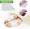 MIẾNG DÁN CHÂN THẢI ĐỘC BẰNG GIẤM TRE TỰ NHIÊN SET 2 GÓI / 20 MIẾNG - DEEP CLEANSING FOOT PATCH (10PCS/PACK)