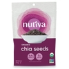 HẠT CHIA ĐEN NGUYÊN CHẤT HỮU CƠ GIÀU DINH DƯỠNG - NUTIVA ORGANIC PREMIUM RAW BLACK CHIA SEEDS, 6 OZ