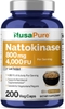 THỰC PHẨM BỔ SUNG DINH DƯỠNG THUẦN CHAY -  NUSAPURE NATTOKINASE 4000 FU 800MG, 200 VIÊN