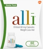 VIÊN UỐNG HỖ TRỢ GIẢM CÂN - ALLI DIET WEIGHT LOSS SUPPLEMENT PILLS, ORLISTAT 60MG CAPSULES STARTER PACK, NON PRESCRIPTION WEIGHT LOSS AID, 60 COUNT(PACK OF 1)