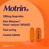 VIÊN UỐNG GIẢM ĐAU, HẠ SỐT - FAST-ACTING MOTRIN IB, IBUPROFEN 200MG FOR PAIN & FEVER RELIEF, 225 VIÊN