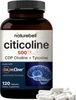 VIÊN UỐNG BỔ SUNG CHO NÃO - NATUREBELL CITICOLINE SUPPLEMENTS, CDP CHOLINE, CITICOLINE 500MG PLUS TYROSINE 50MG, 120 VIÊN